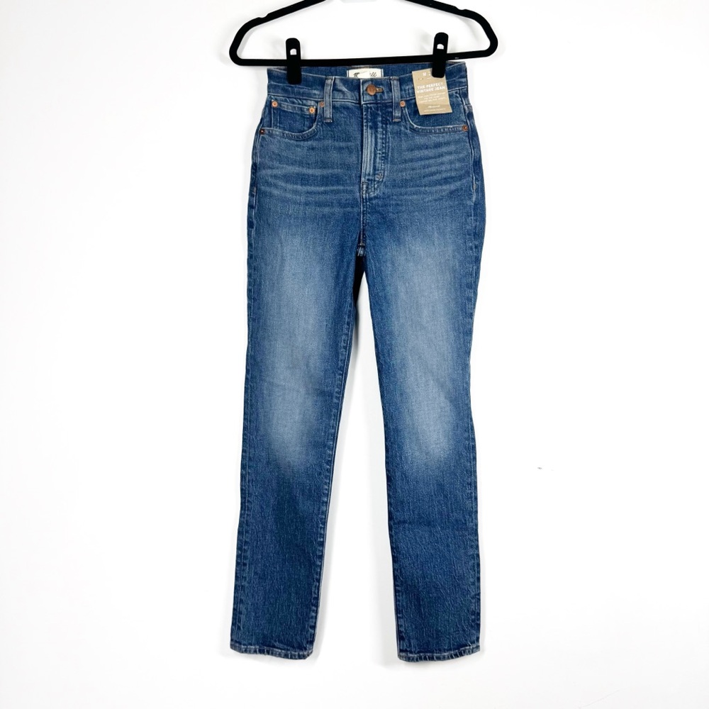 Madewell Jeans The Perfect Vintage Straight High Rise NEW NM182